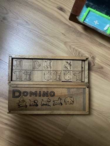 Antike tier domino holz - 2,