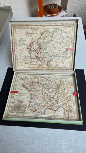 Antikes puzzle spiel aus holz - antikes,