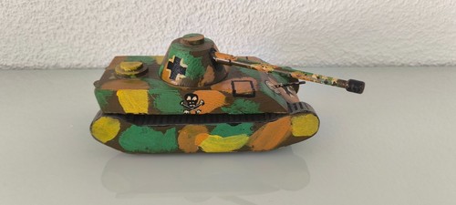 Vintage holz spielzeug panzer - vintage,