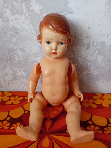 Vintage antik zelluloidpuppe - vintage/antik,